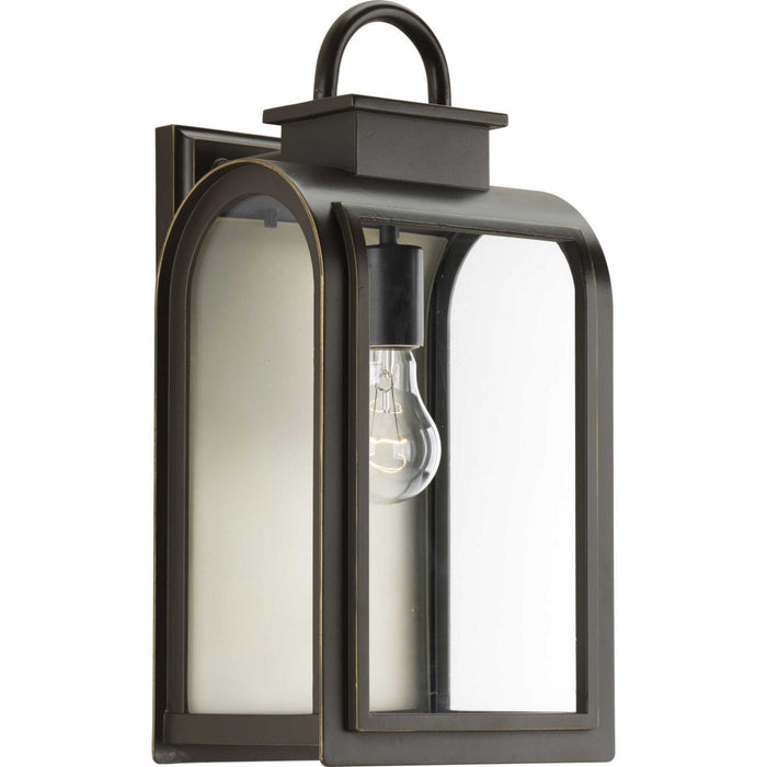 Progress Lighting P6031-108 One Light Wall Lantern, Oil Rubbed Bronze