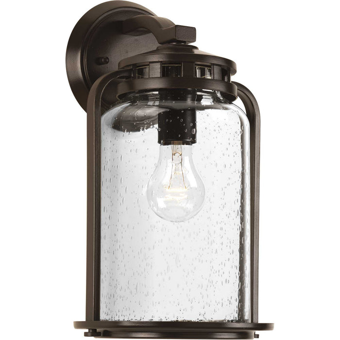 Progress Lighting P6050-20 One Light Wall Lantern, Antique Bronze