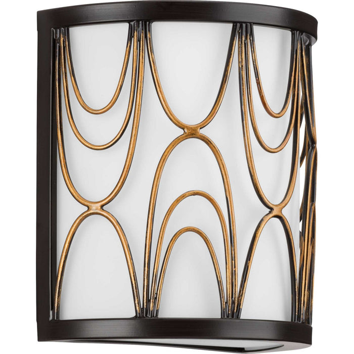 Progress Lighting P7149-20 One Light Wall Sconce, Antique Bronze