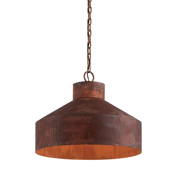 Troy Lighting F5264-RP Four Light Chandelier, Rust Patina