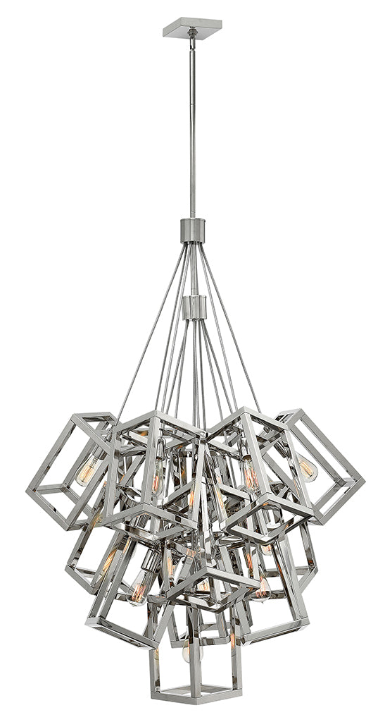 Fredrick Ramond FR42449PNI LED Chandelier, Polished Nickel