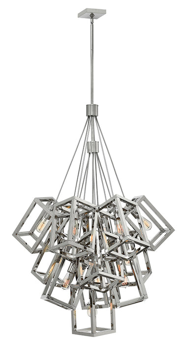 Fredrick Ramond FR42449PNI LED Chandelier, Polished Nickel