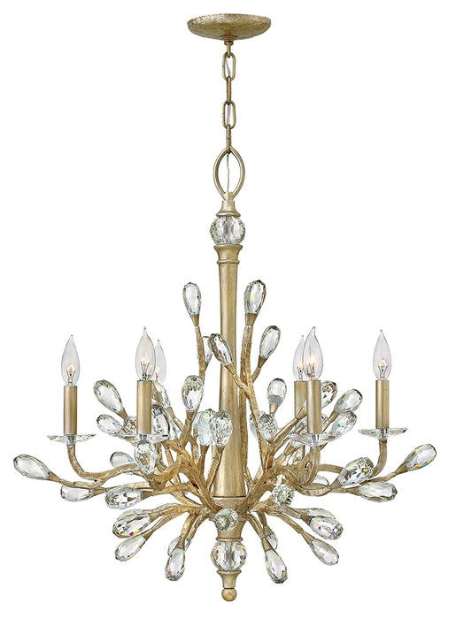 Fredrick Ramond FR46806CPG LED Chandelier, Champagne Gold