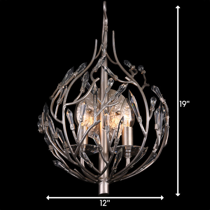Varaluz 271K02GD Two Light Wall Sconce, Gold Dust