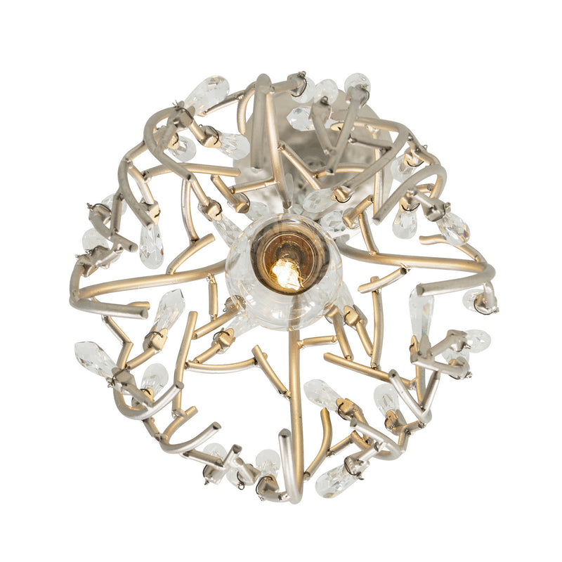 Varaluz 271M01GD One Light Mini Pendant, Gold Dust