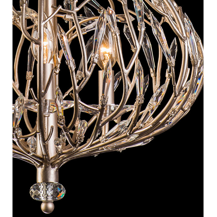 Varaluz 271P03GD Three Light Pendant, Gold Dust