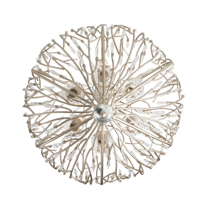 Varaluz 271P06GD Six Light Pendant, Gold Dust