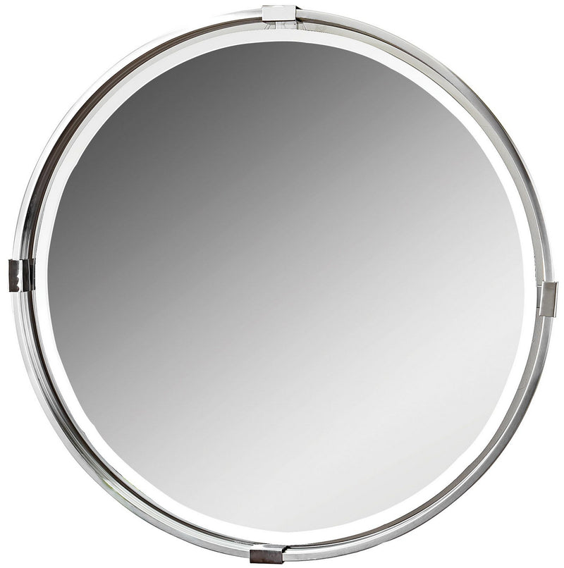 Uttermost 09109 Mirror, Polished Nickel