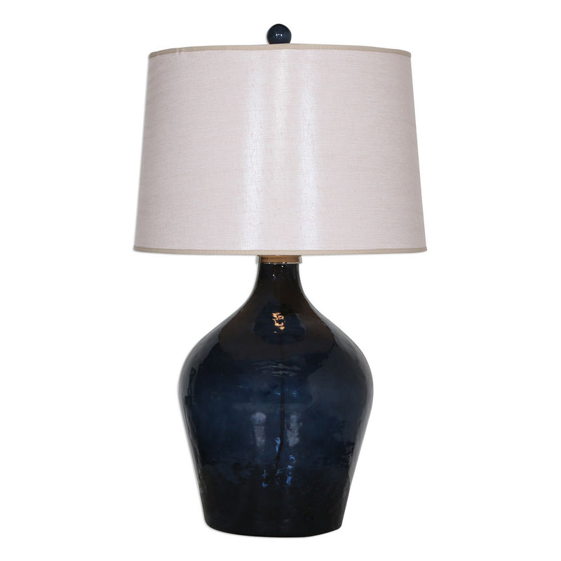 Uttermost 27104 One Light Table Lamp, Polished Nickel