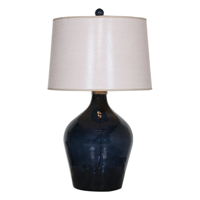 Uttermost 27104 One Light Table Lamp, Polished Nickel