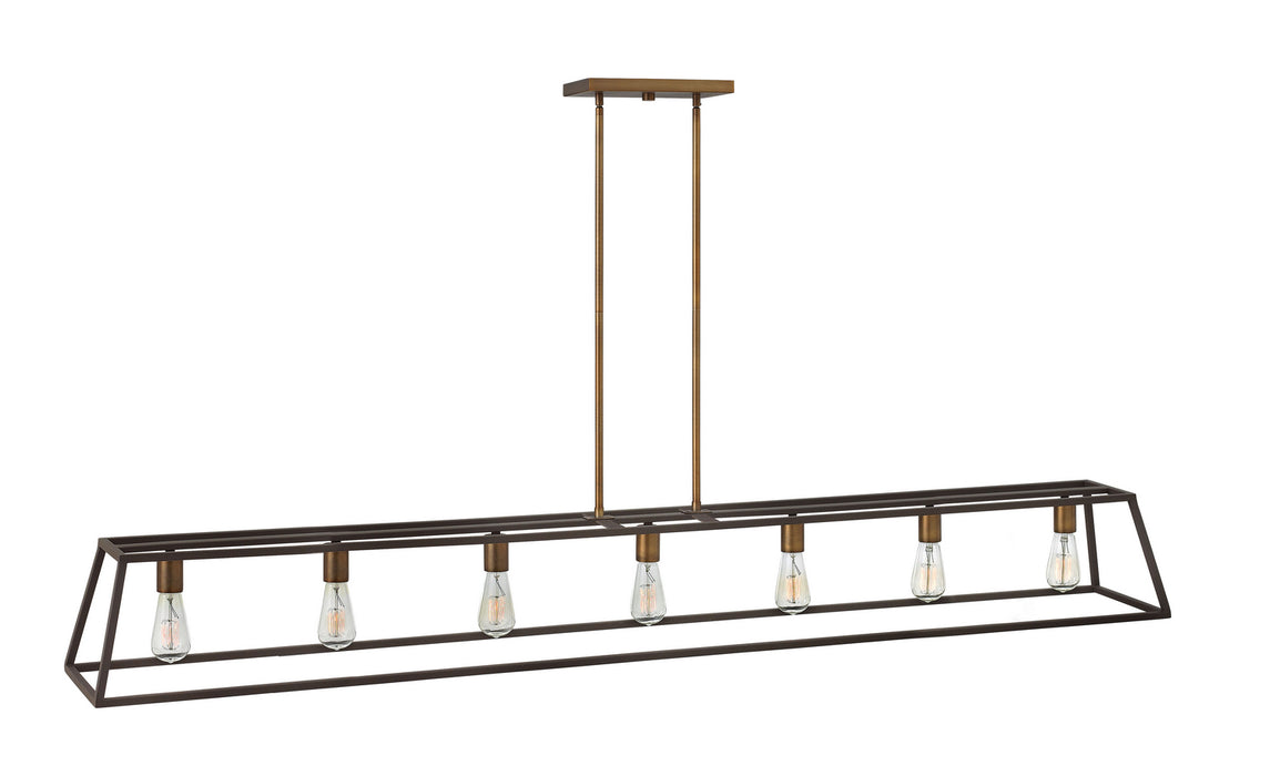 Hinkley 3355BZ LED Linear Chandelier, Bronze