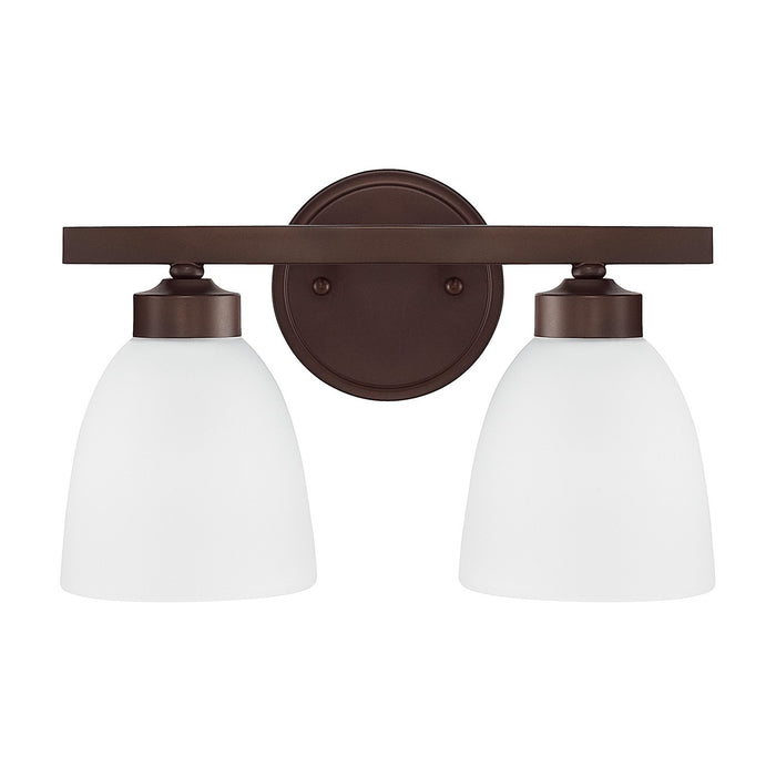 Capital Lighting 114321BZ-333 Two Light Vanity, Bronze