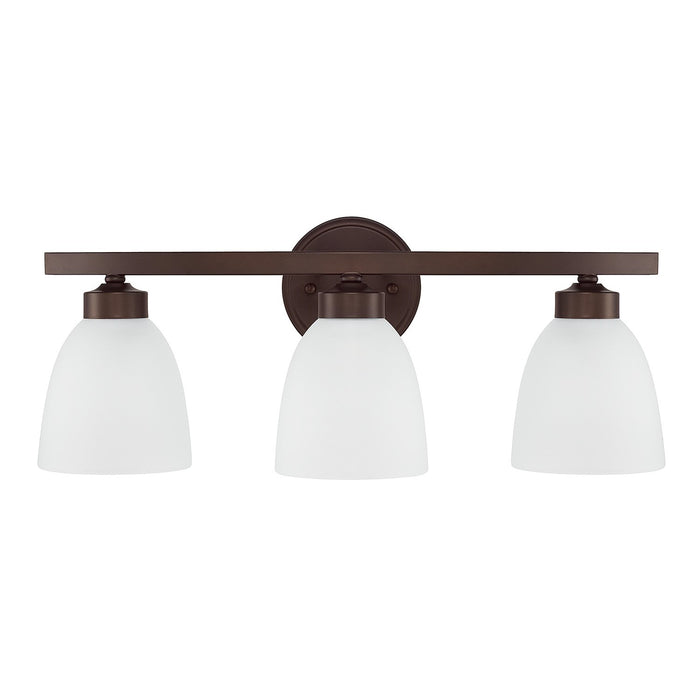 Capital Lighting 114331BZ-333 Three Light Vanity, Bronze