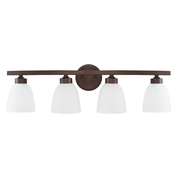 Capital Lighting 114341BZ-333 Four Light Vanity, Bronze