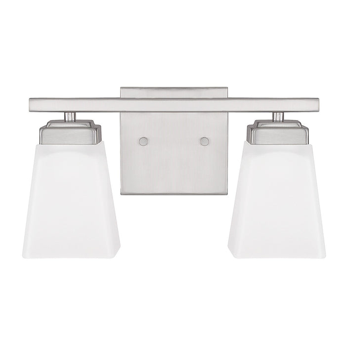 Capital Lighting 114421BN-334 Two Light Vanity, Brushed Nickel
