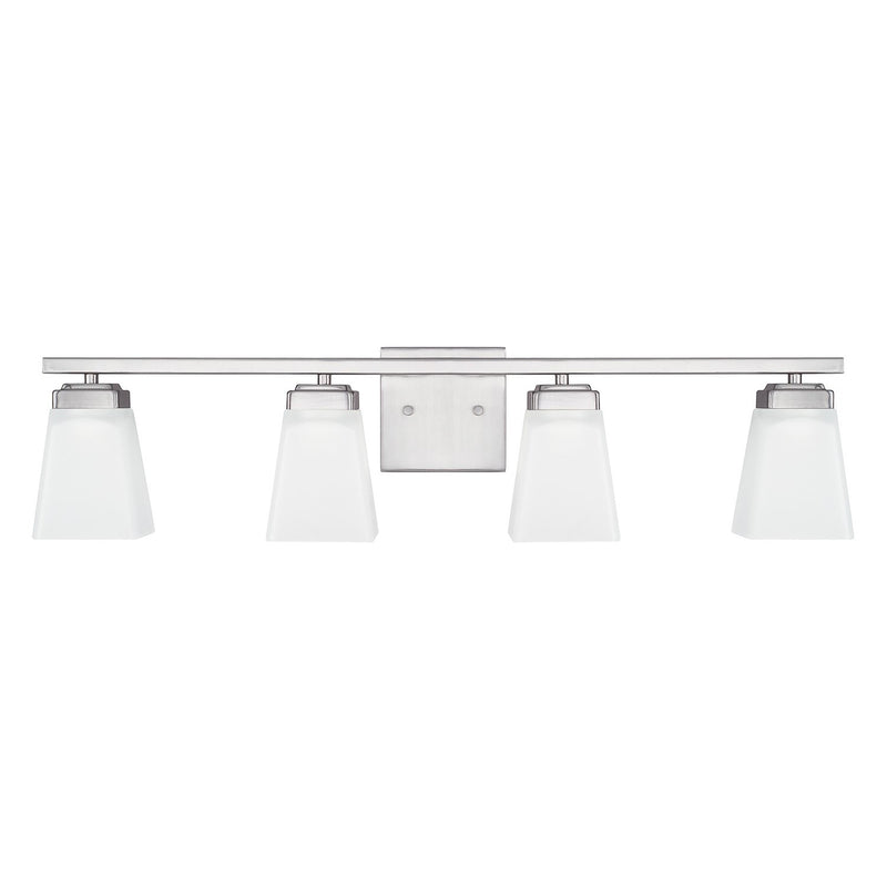 Capital Lighting 114441BN-334 Four Light Vanity, Brushed Nickel