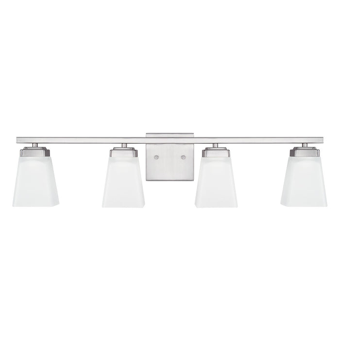 Capital Lighting 114441BN-334 Four Light Vanity, Brushed Nickel