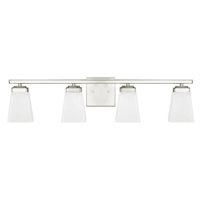 Capital Lighting 114441PN-334 Four Light Vanity, Polished Nickel