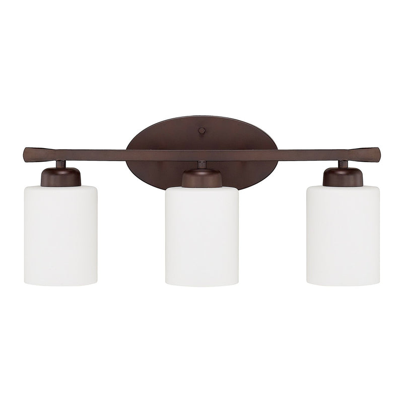 Capital Lighting 115231BZ-338 Three Light Vanity, Bronze
