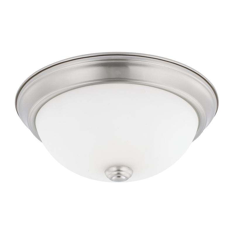 Capital Lighting 214721BN Two Light Flush Mount, Brushed Nickel