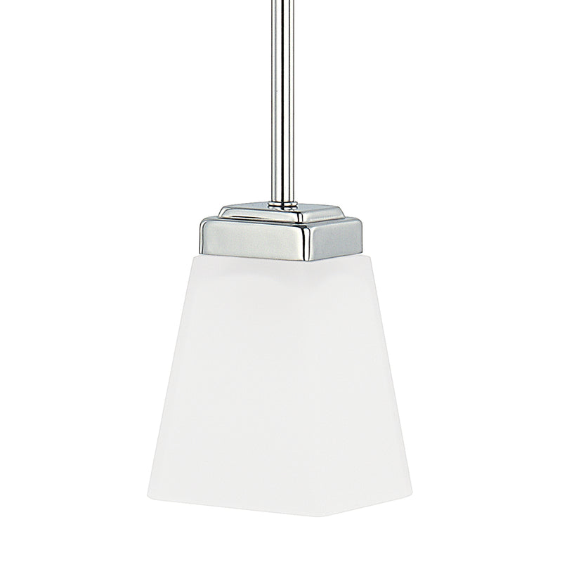 Capital Lighting 314411PN-334 One Light Pendant, Polished Nickel