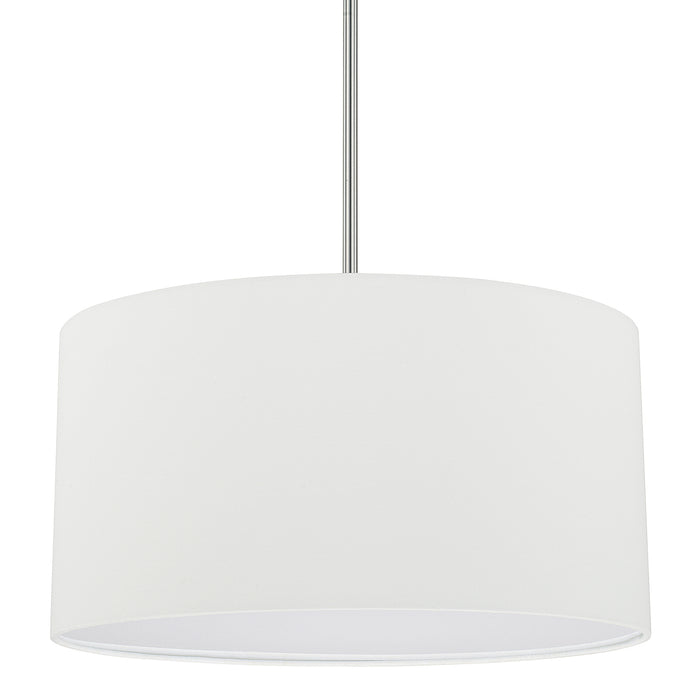 Capital Lighting 314632BN-659 Three Light Pendant, Brushed Nickel