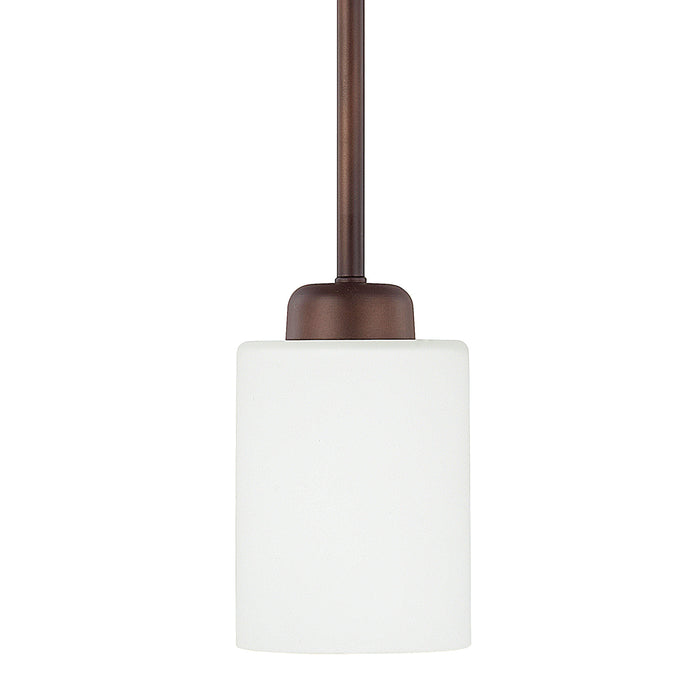 Capital Lighting 315211BZ-338 One Light Pendant, Bronze