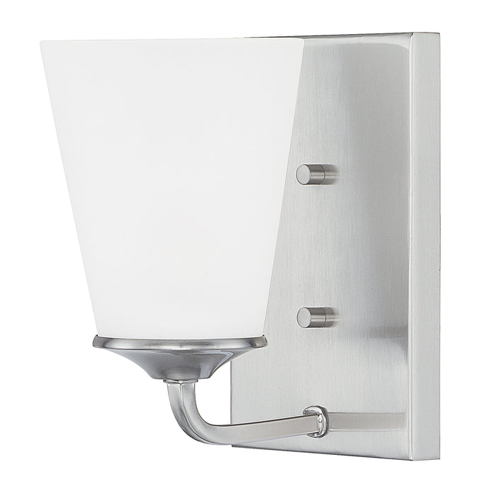 Capital Lighting 614111BN-331 One Light Wall Sconce, Brushed Nickel