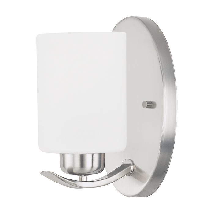 Capital Lighting 615211BN-338 One Light Wall Sconce, Brushed Nickel