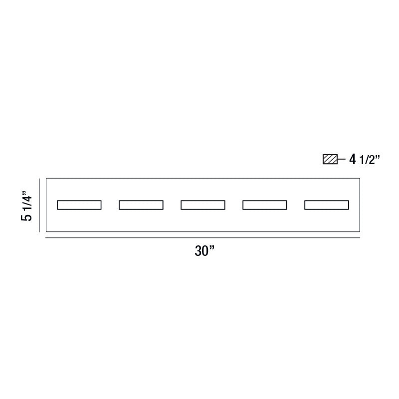 Eurofase 28022-015 LED Bathbar, Chrome