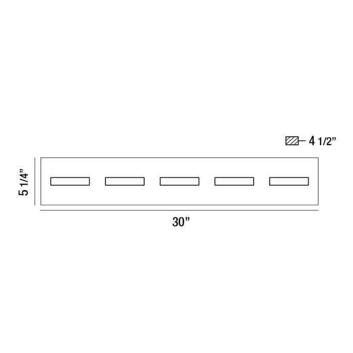 Eurofase 28022-015 LED Bathbar, Chrome
