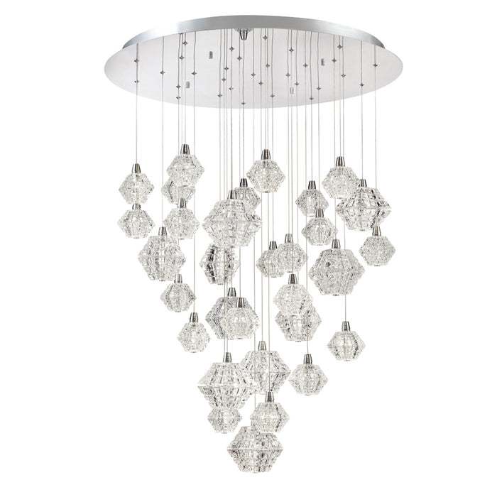 Eurofase 28227-014 31 Light CHANDELIER, Chrome