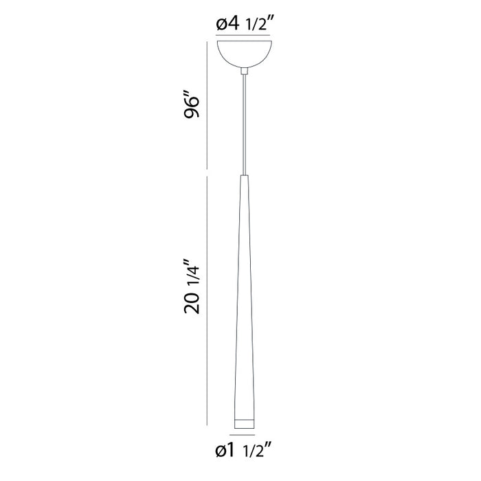 Eurofase 28232-049 LED Pendant, White