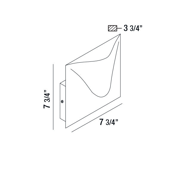 Eurofase 28277-019 LED Outdoor Wall Mount, Marine Grey