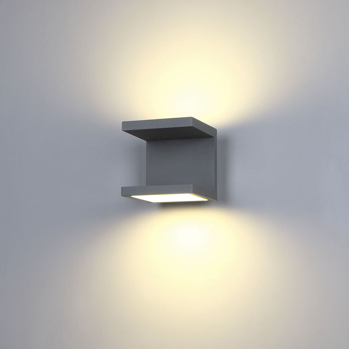 Eurofase 28284-024 LED Outdoor Wall Mount, Graphite Grey