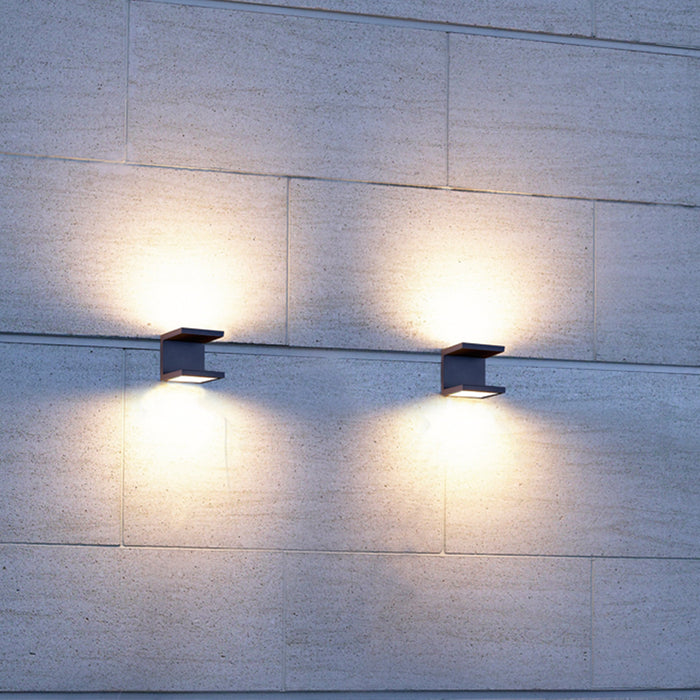 Eurofase 28284-024 LED Outdoor Wall Mount, Graphite Grey