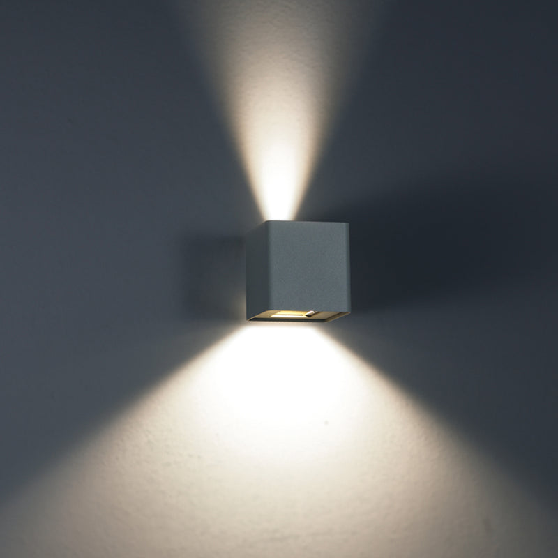 Eurofase 28285-021 LED Outdoor Wall Mount, Graphite Grey