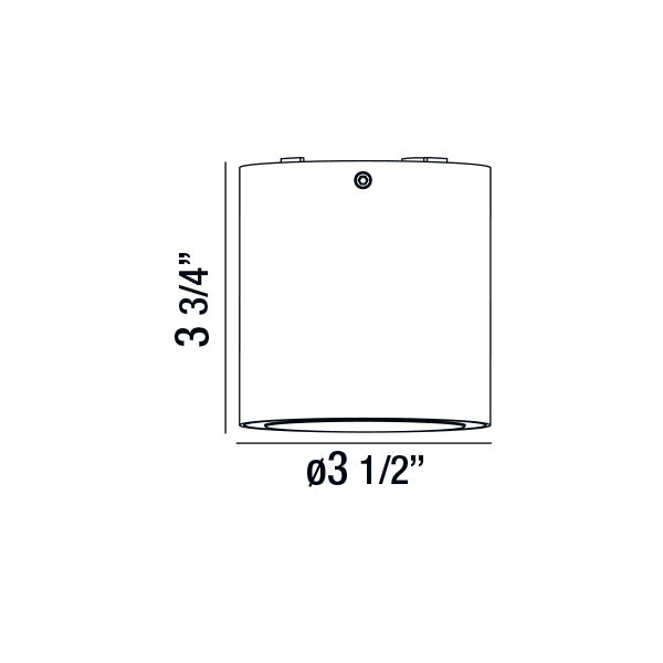 Eurofase 28287-018 LED Outdoor Flushmount, Marine Grey