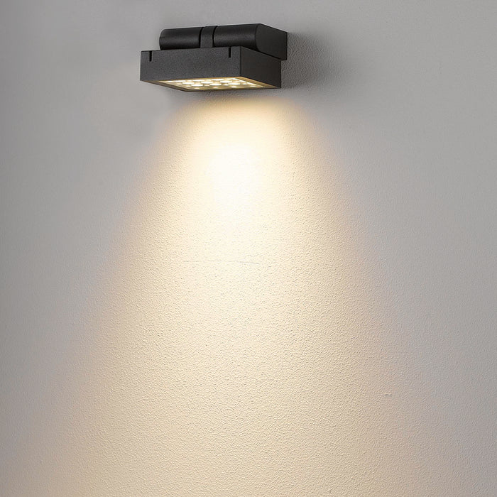 Eurofase 28288-022 LED Outdoor Wall Mount, Graphite Grey