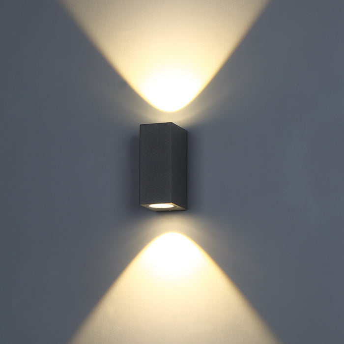 Eurofase 28290-025 LED Outdoor Wall Mount, Graphite Grey