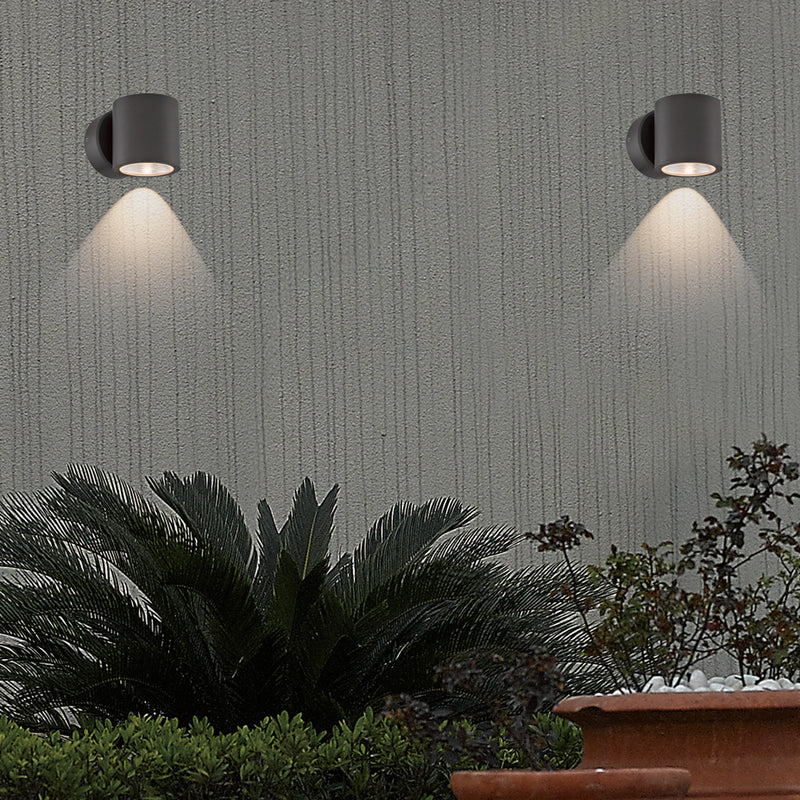 Eurofase 28292-029 LED Outdoor Wall Mount, Graphite Grey