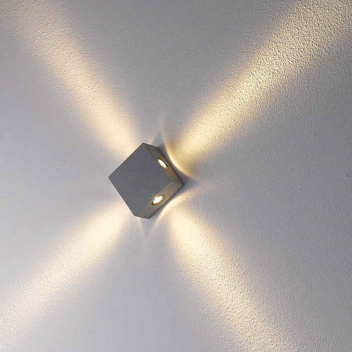 Eurofase 28297-024 LED Outdoor Wall Mount, Graphite Grey