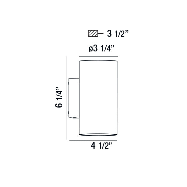 Eurofase 28301-011 LED Outdoor Wall Mount, Silver