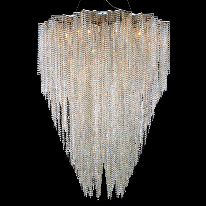Eurofase 29052-011 12 Light Chandelier, Chrome