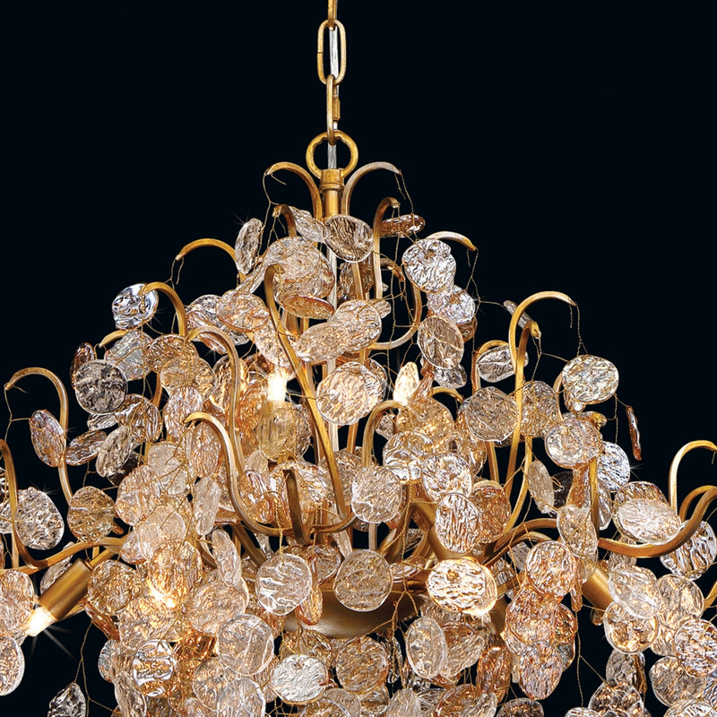 Eurofase 29062-010 33 Light Chandelier, Gold