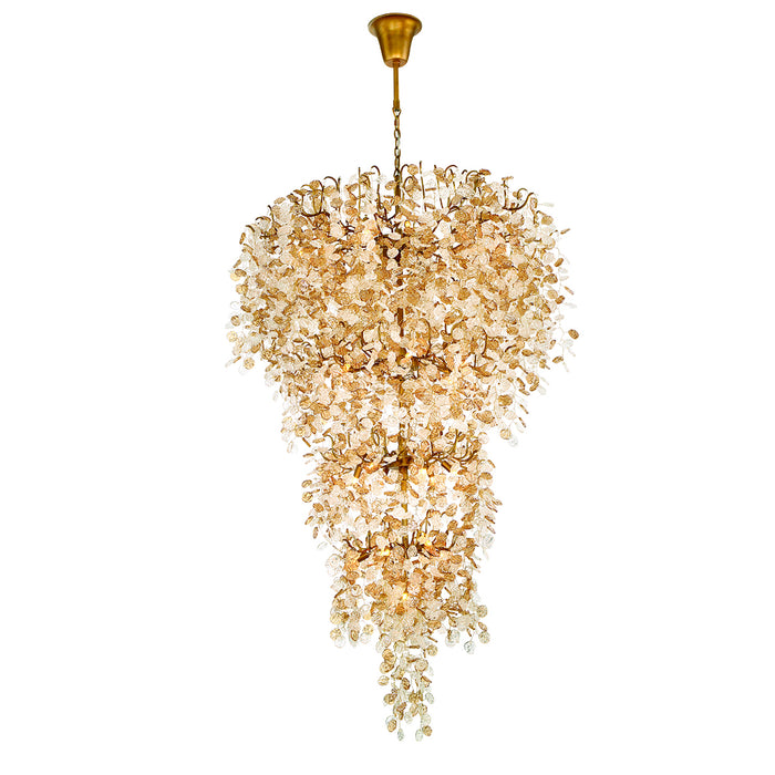 Eurofase 29062-010 33 Light Chandelier, Gold