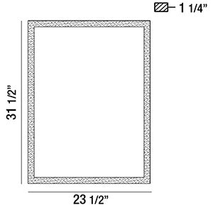 Eurofase 29105-014 LED Mirror, Silver