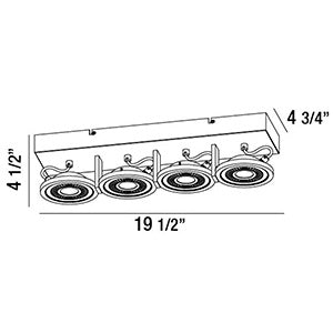 Eurofase 29482-016 LED Surface Mount, White