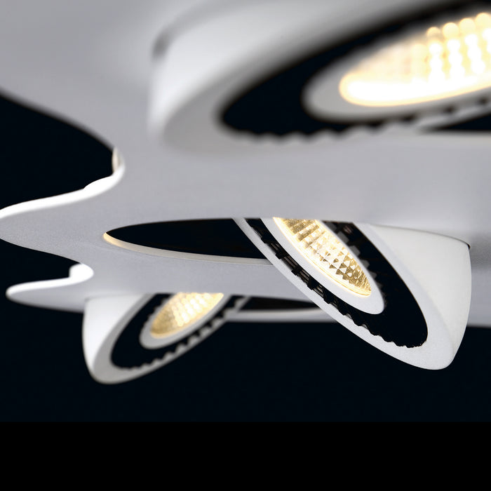 Eurofase 29484-010 LED Pendant, White/Black