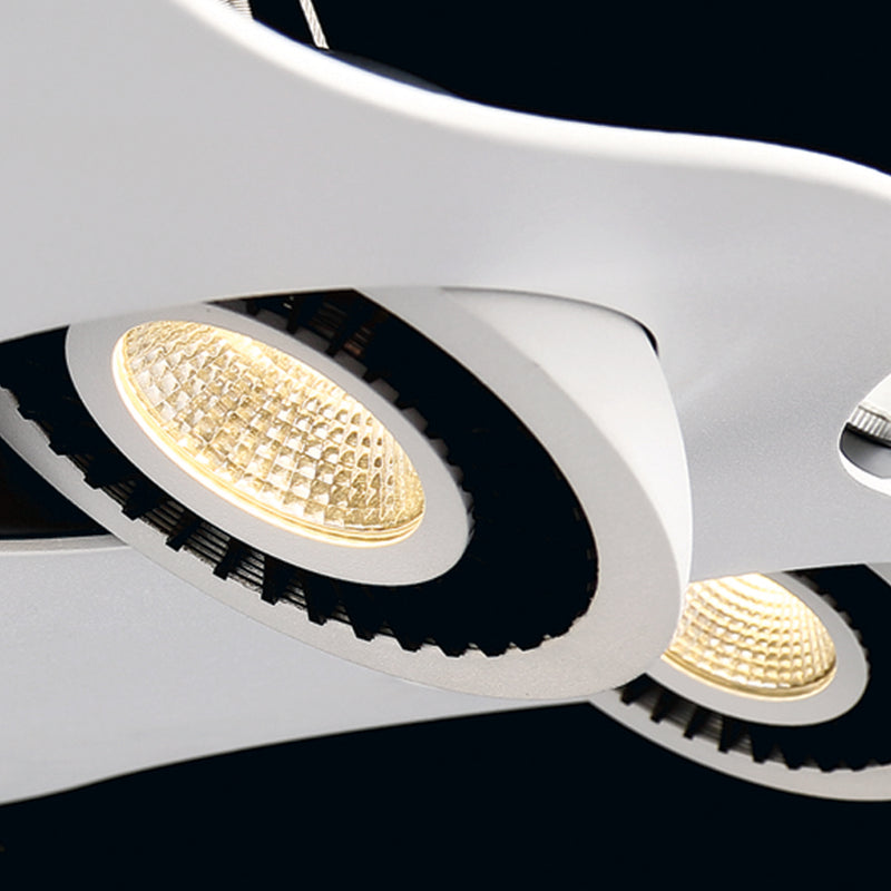 Eurofase 29484-010 LED Pendant, White/Black